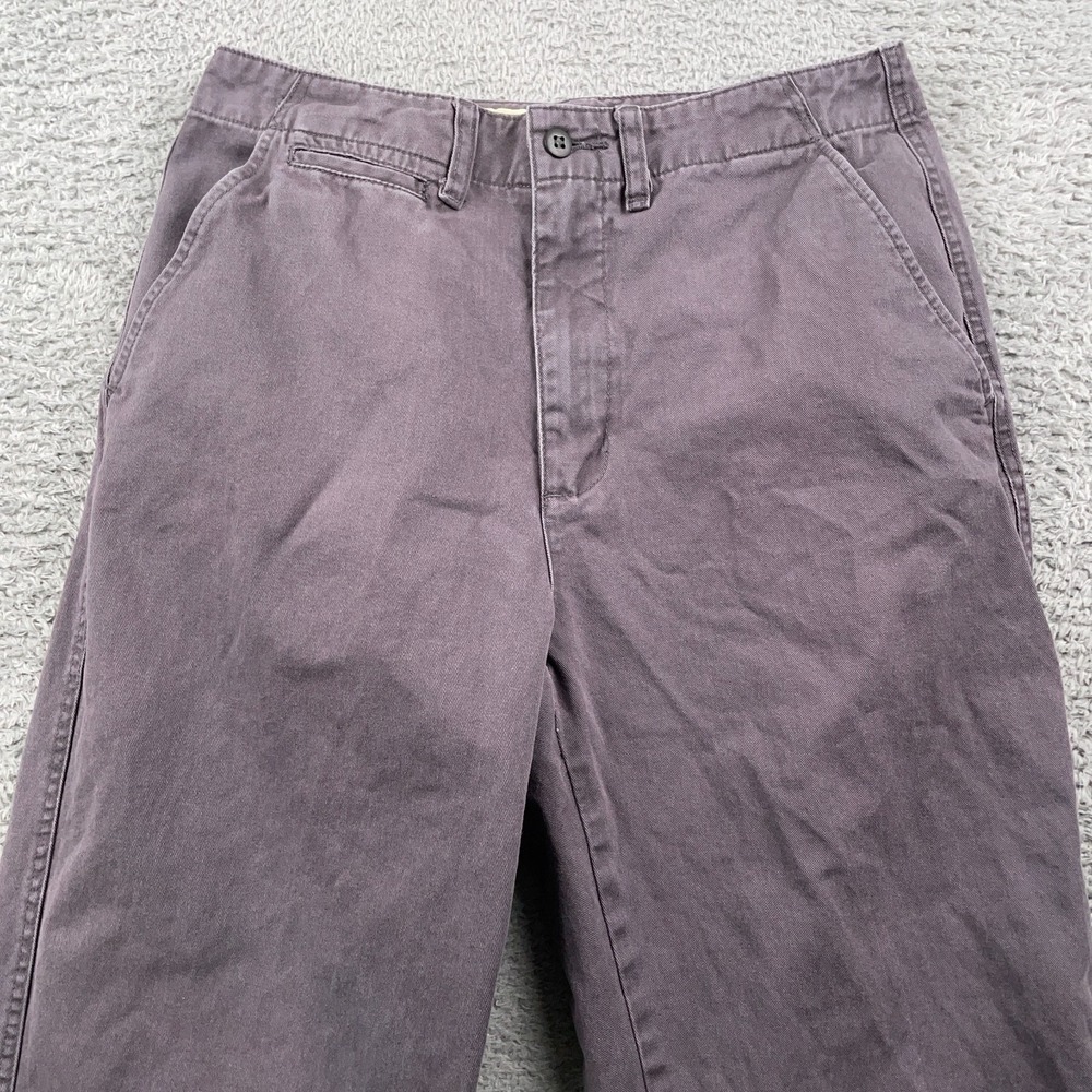 Cabelas Pants Mens 30x32 Gray Chino Aged Khakis Twill Casual Cotton Straight Leg
